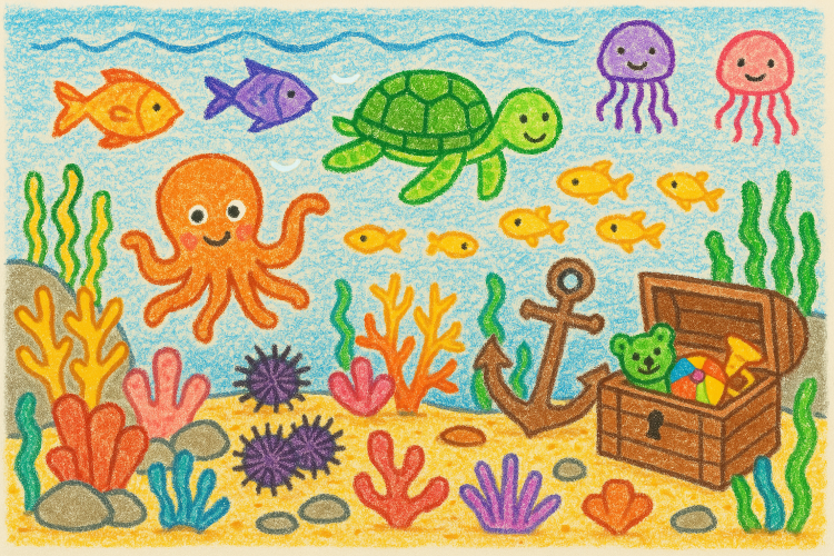 Blog Coralreef Kiddrawing